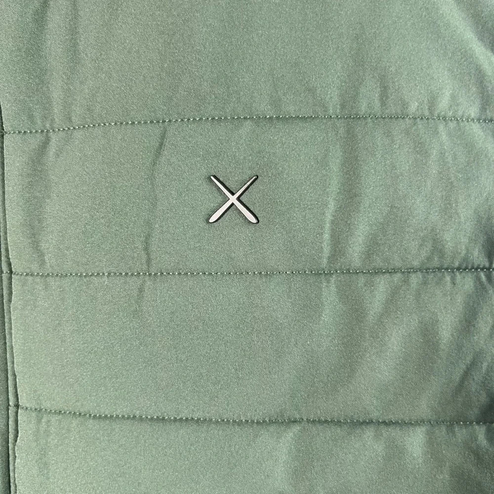 Mens Cuts‎ Alpha Vest Puffer Moss Green L NWT